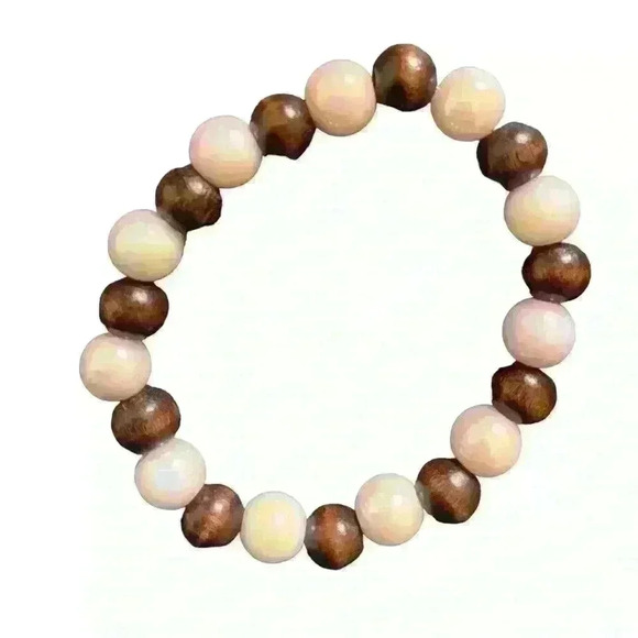 Handmade Beaded Stretch Bracelet New Without Tags - Picture 2 of 2